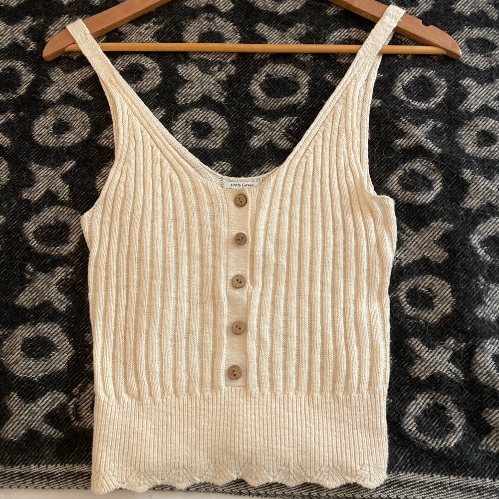Ribbed Abercrombie & Fitch tank